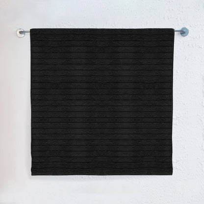 Elegant Comfort 1-Piece Premium Turkish Cotton Corduroy Stripe Jumbo Towel, 35x 70 inch