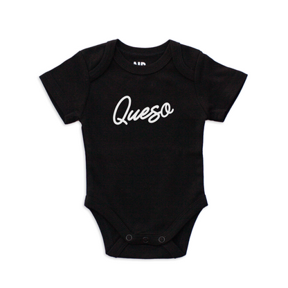 Frankie Jean Queso Cursive Onesie