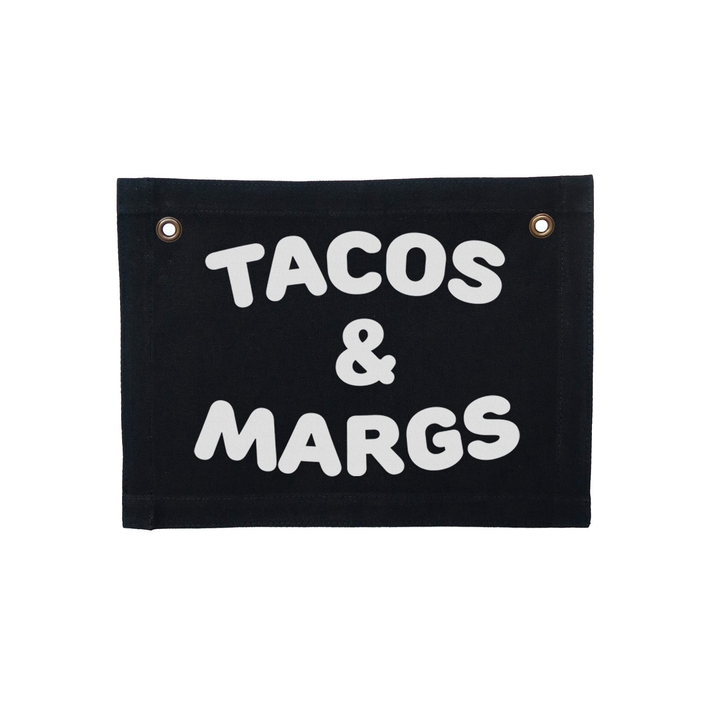 Frankie Jean Tacos & Margs Small Canvas Flag