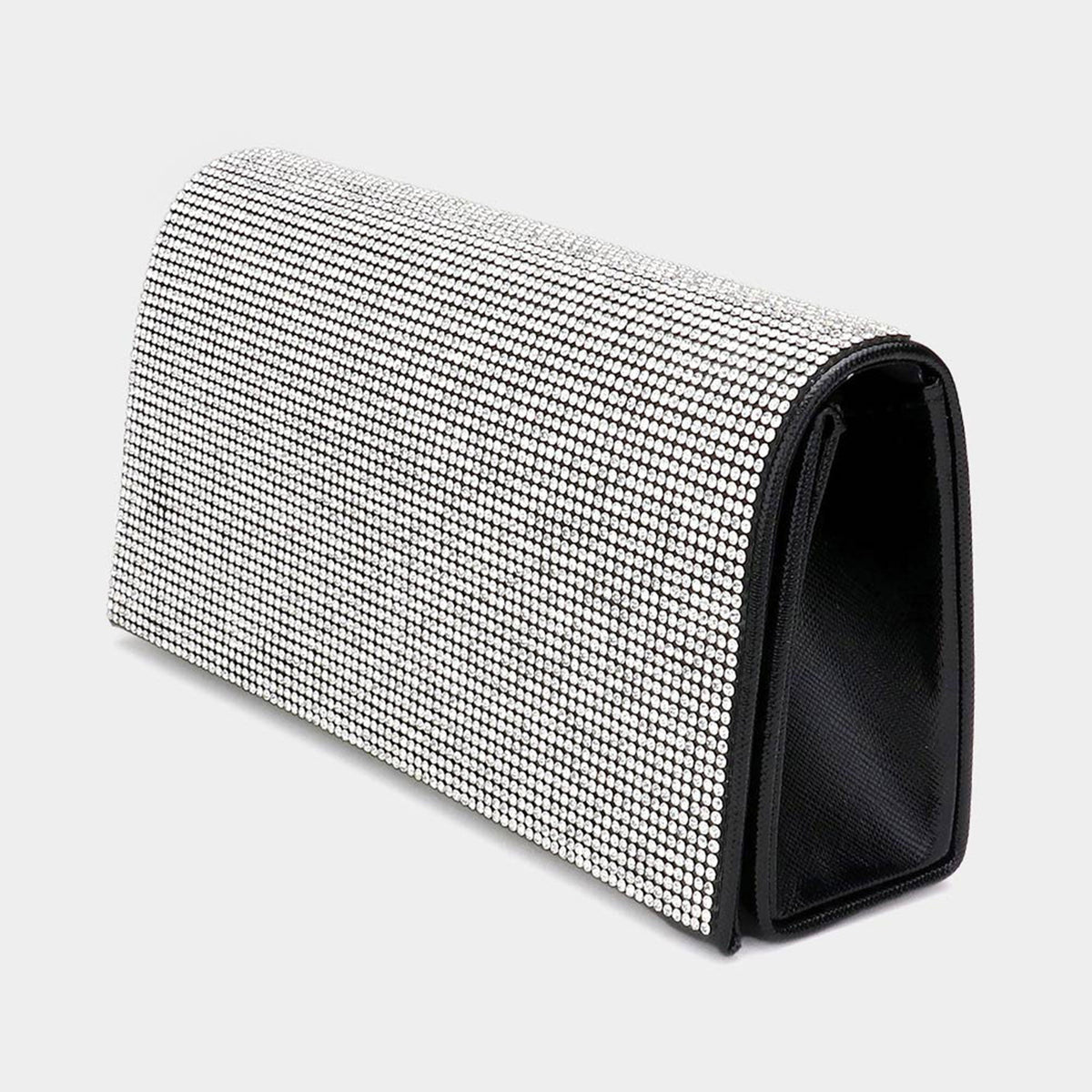 Bling Solid Evening Clutch Crossbody Bag