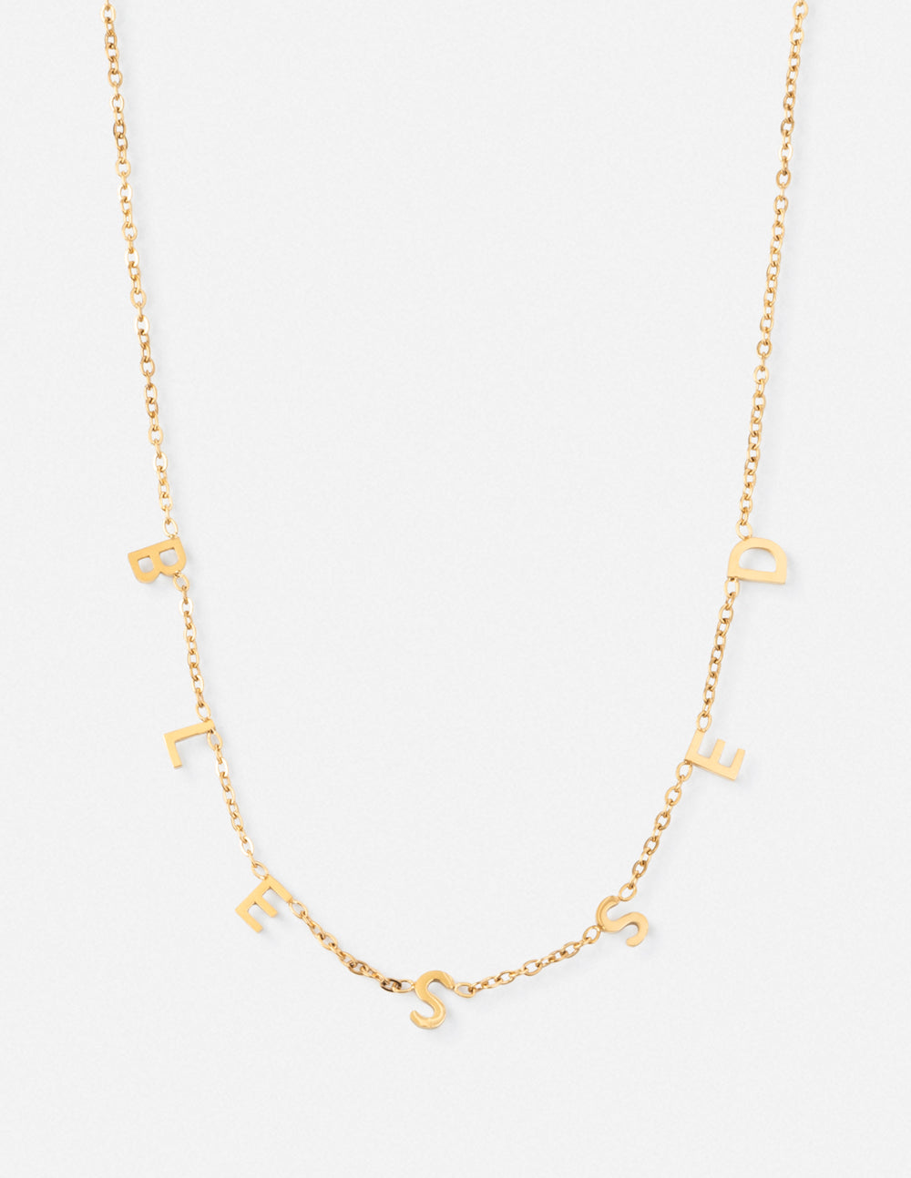 Elevated Faith Blessed Dainty Necklace