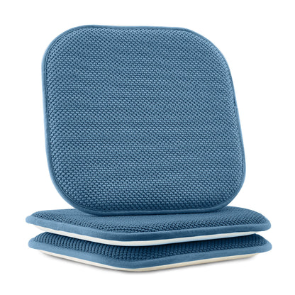 Elegant Comfort 2 Pack Textured Chair Cushion Covers - Skid-Proof Rubber Backing