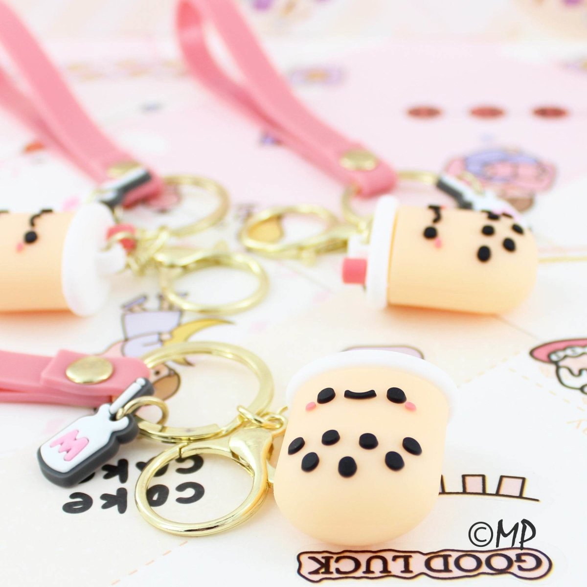 Charming Bubble Tea Keychain – Perfect for Boba Tea Enthusiasts