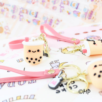 Charming Bubble Tea Keychain – Perfect for Boba Tea Enthusiasts