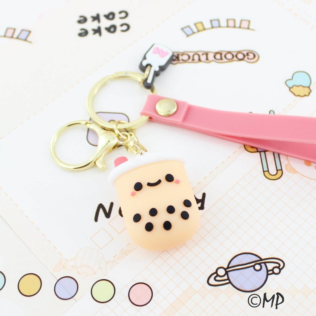 Charming Bubble Tea Keychain – Perfect for Boba Tea Enthusiasts
