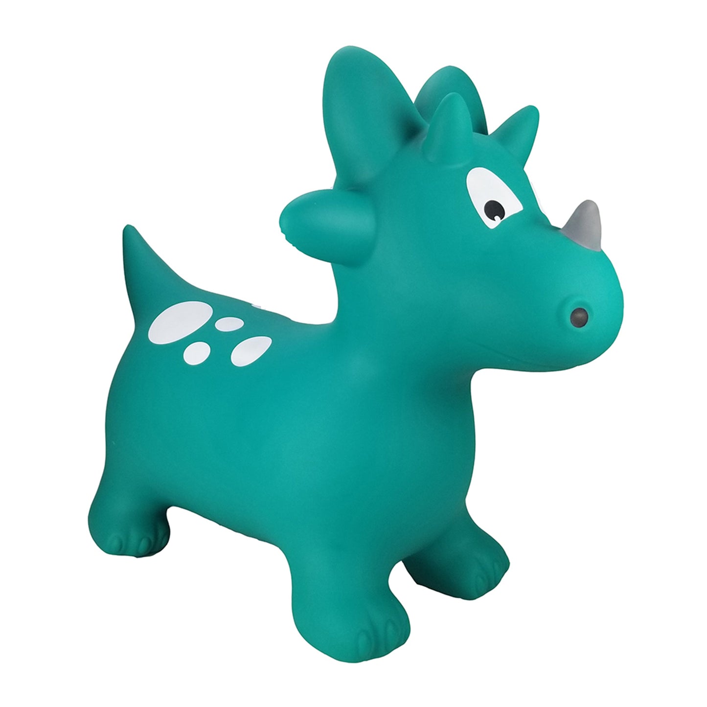 BounceZiez Inflatable Bouncy Ride-On Hopper with Pump - Dino