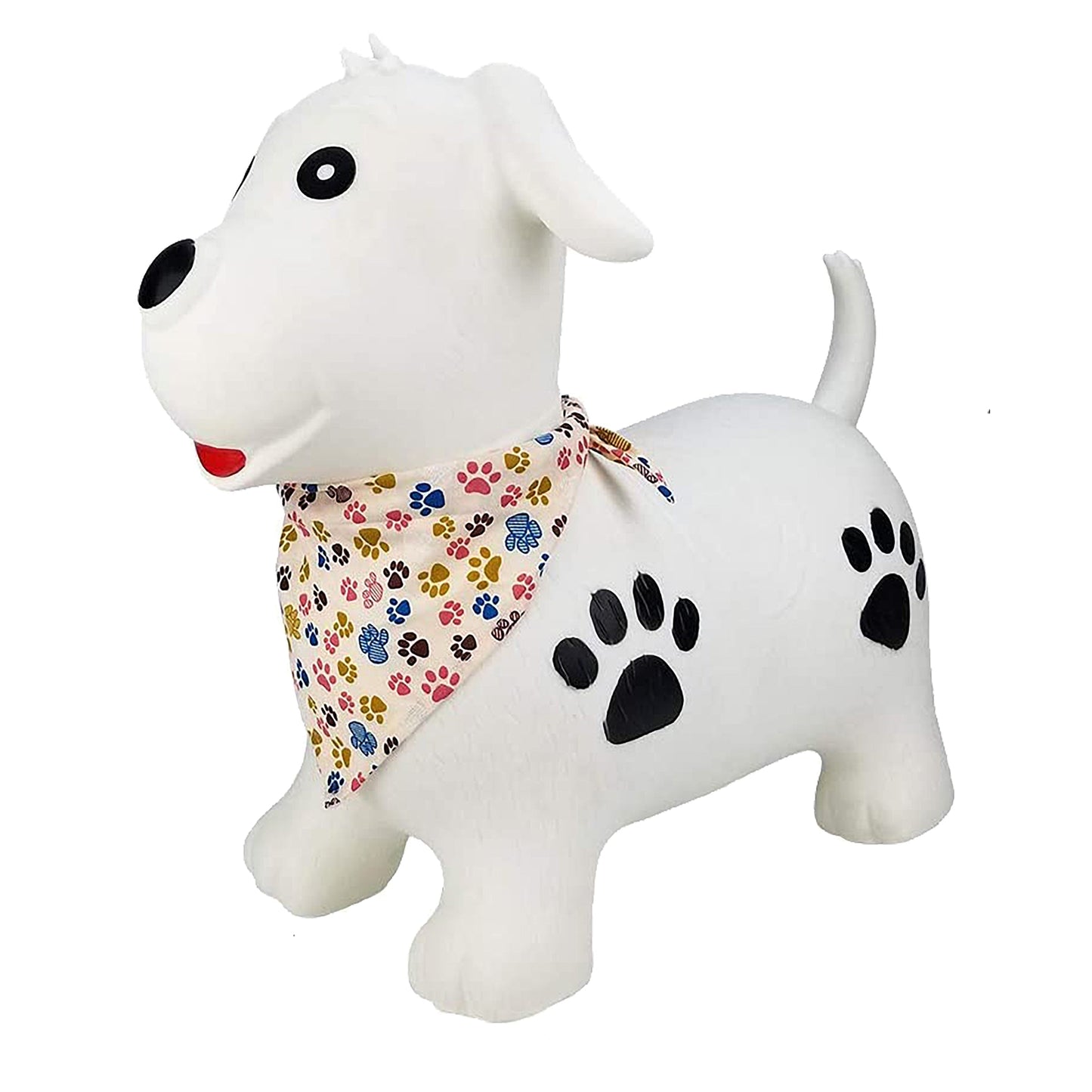 BounceZiez Inflatable Bouncy Ride-On Hopper with Pump - Dog
