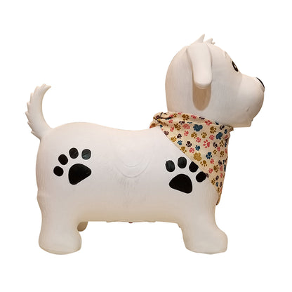 BounceZiez Inflatable Bouncy Ride-On Hopper with Pump - Dog