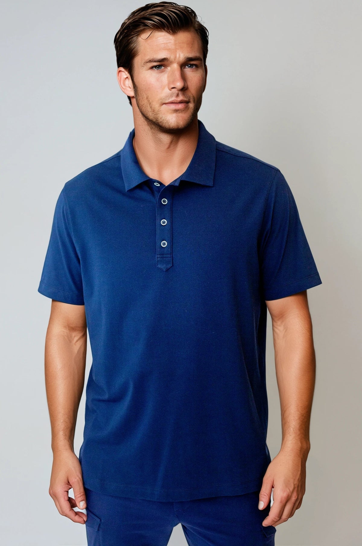 Buki Cinqo Polo 2-Pack - White/Navy
