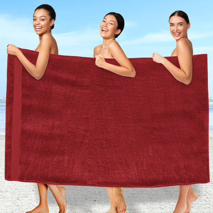 Elegant Comfort 1 Piece Premium Turkish Cotton Oversized Bath Sheet Towel 40 x 80 Inch