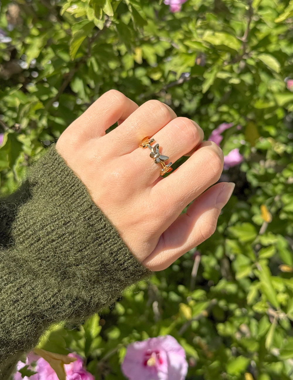 Elevated Faith Butterfly Flight Ring