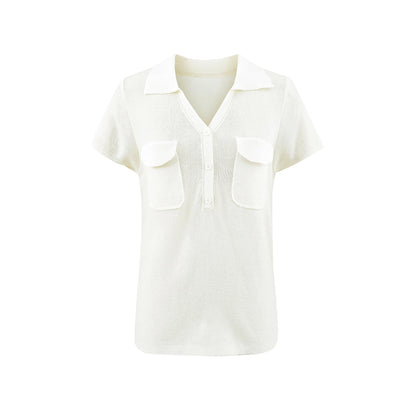 V-neck top for women