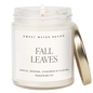 Fall Leaves Soy Candle - Clear Jar - 9 oz