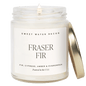 Fraser Fir Soy Candle - Clear Jar - 9 oz