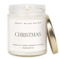 Christmas Soy Candle - Clear Jar - 9 oz