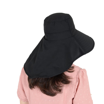 Anna-Kaci Women Ponytail Sun Hat Wide Brim Sun Hat with Flap Packable Adjustable Summer Beach Hat
