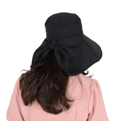 Anna-Kaci Women Ponytail Sun Hat Wide Brim Sun Hat with Flap Packable Adjustable Summer Beach Hat