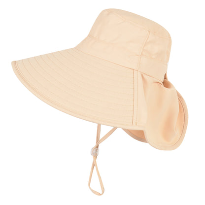 Anna-Kaci Women Ponytail Sun Hat Wide Brim Sun Hat with Flap Packable Adjustable Summer Beach Hat