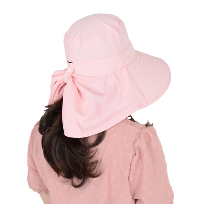 Anna-Kaci Women Ponytail Sun Hat Wide Brim Sun Hat with Flap Packable Adjustable Summer Beach Hat