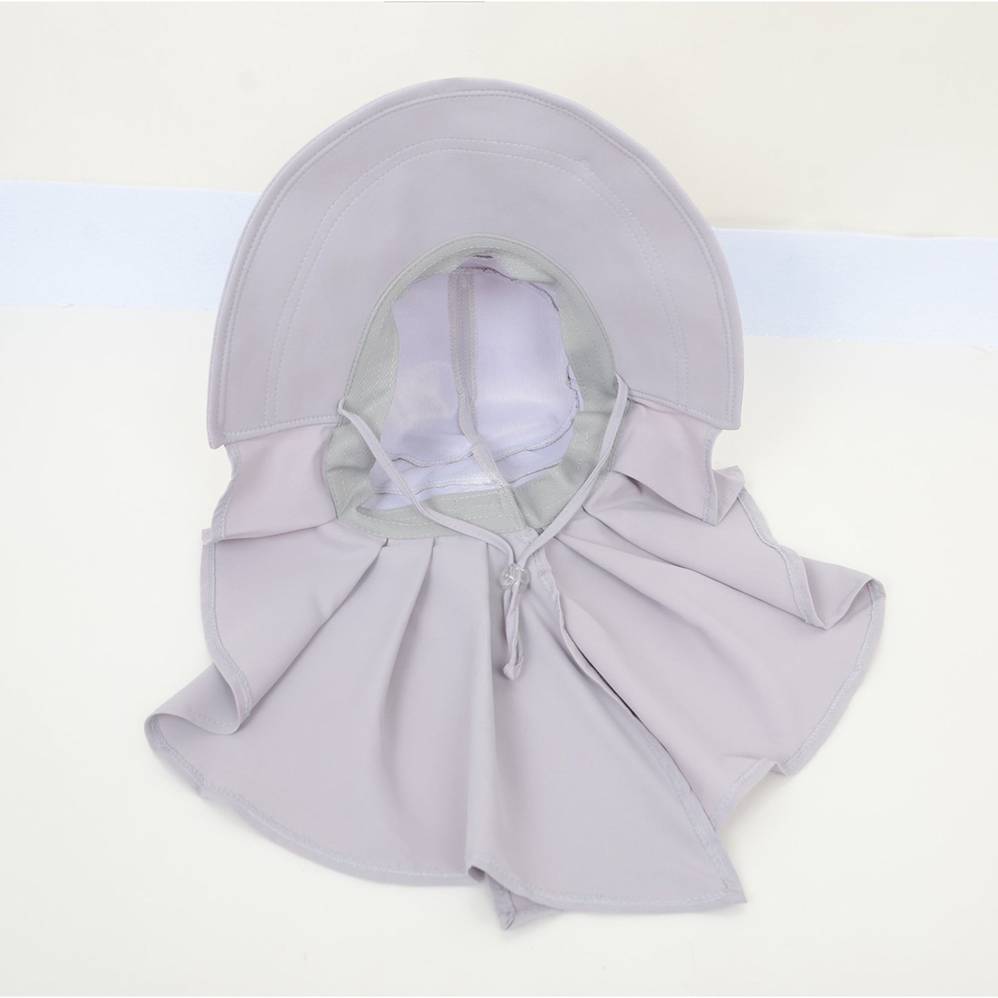Anna-Kaci Womens Wide Brim Sun Hat UV Protection Flap Design with Back Bow Detail and Adjustable Chin Strap