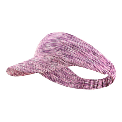 Anna-Kaci Stretchy UV Protection Sports Visor Hat Lightweight Rainbow Stripe Design for Hiking Beach Running Outdoor Travel