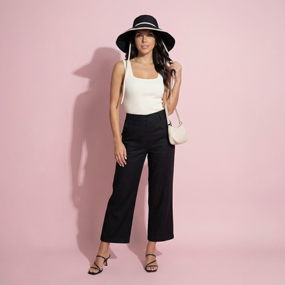 Anna-Kaci Women's Wide Brim Soft Sun Hat with Tie Strap Lightweight Casual Headwear