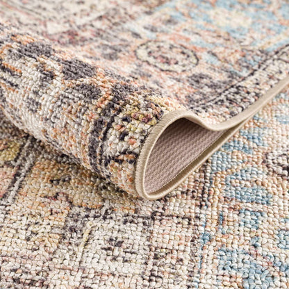 Beck Peach Washable Area Rug - Clearance