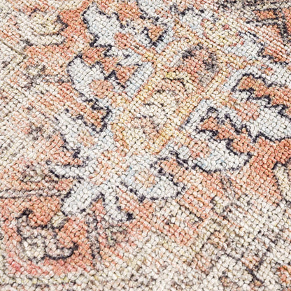 Beck Peach Washable Area Rug - Clearance