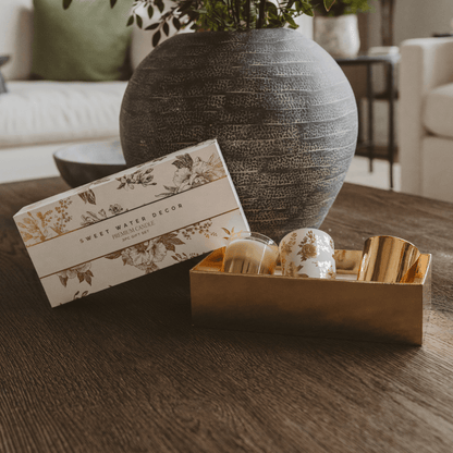 Candle Gift Box Set (Salt and Sea, Island Air, Palo Santo Patchouli)