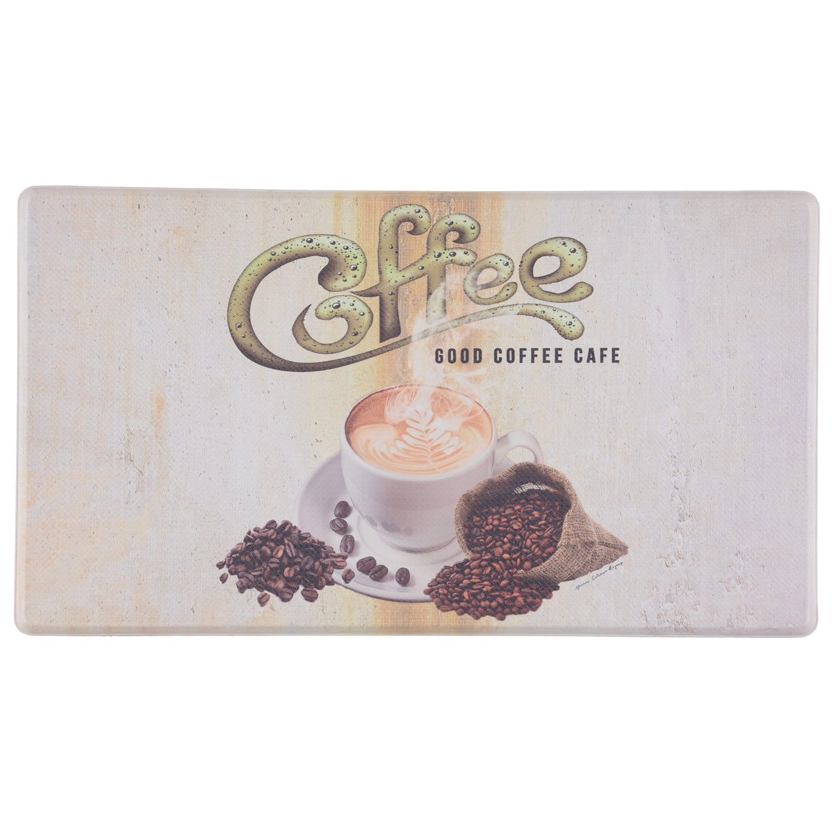 Anti-fatigue Kitchen Mat ''Good coffee'' - 2 Sizes!