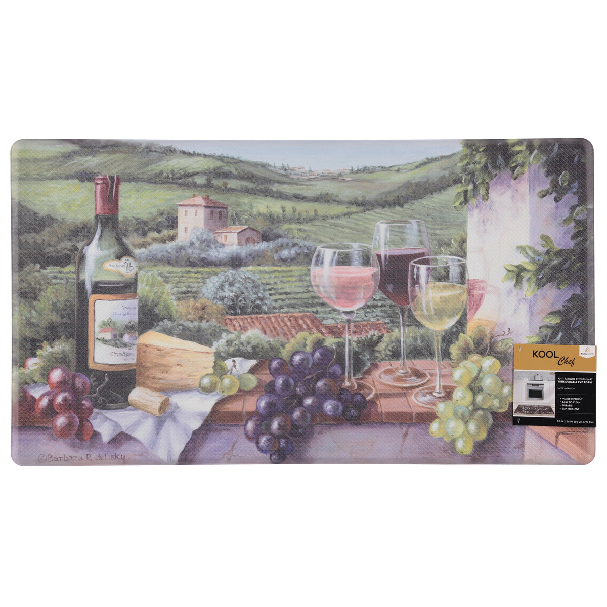 Anti-fatigue Kitchen Mat ''Tasting Time'' - 2 Sizes!