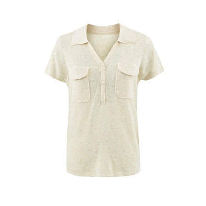 V-neck top for women