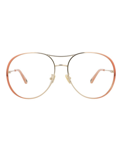 Chloé Aviator-Frame Metal Optical Frames