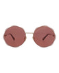 Chloé Round-Frame Metal Sunglasses