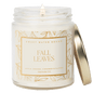 Fall Leaves Soy Candle - Patterned 9 oz - Clear Jar