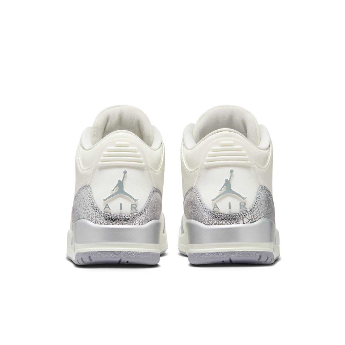 Air Jordan Women's Retro 3 'Sail Cement Grey ' Sneakers