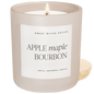 Apple Maple Bourbon Soy Candle - Tan Matte Jar - 15 oz (Sunday Brunch)