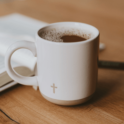 Cross 14 oz Stoneware Coffee Mug