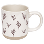 Brown Leaves 14 oz Stoneware Coffee Mug
