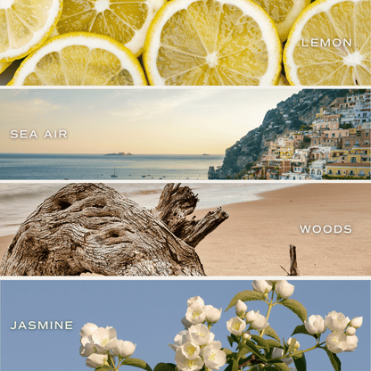 Coastal Lemon Soy Candle - White Jar - 11 oz
