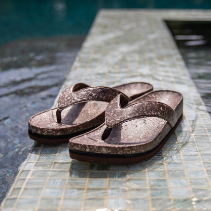 Fleks Unisex West Beach Flip Flop - Coconut Shell