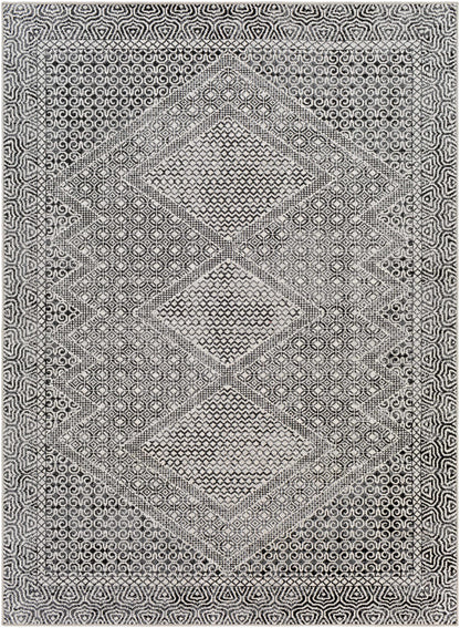 Coledale Black & White Washable Rug - Clearance