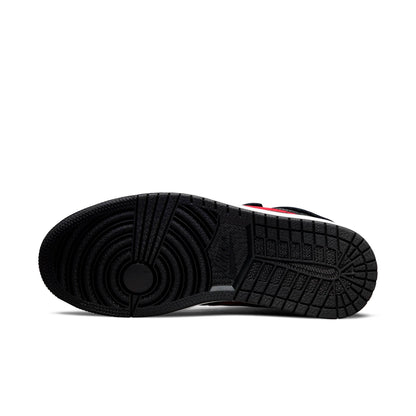 Air Jordan Men's Retro 1 High Flyease 'Black Gym Red Smoke Grey' Sneakers