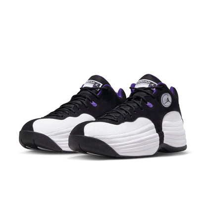 Air Jordan Men's Retro Jumpman Team 1 'White Black Field Purple' Sneakers