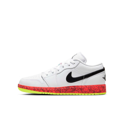 Air Jordan Grade School Retro 1 Low 'Multi-Color Midsoles White' Gs Sneakers