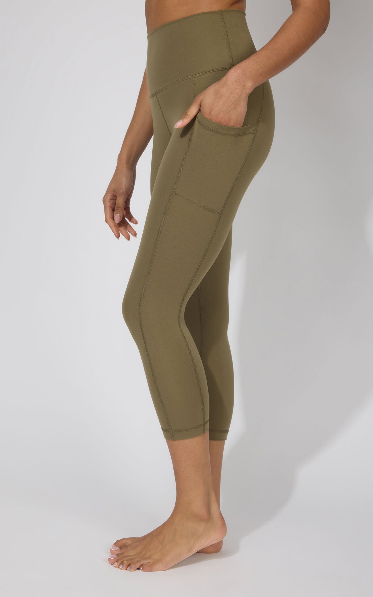 90 Degree by Reflex 2 PK Interlock Side Pocket and Everyday Capris