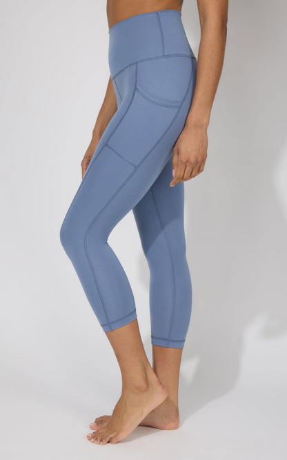 90 Degree by Reflex 2 PK Interlock Side Pocket and Everyday Capris