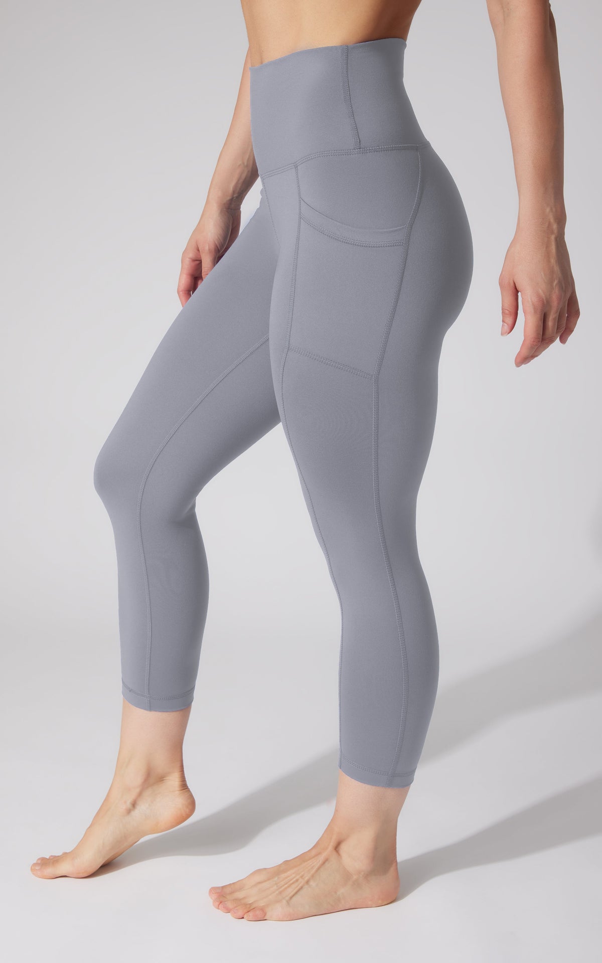 90 Degree by Reflex 2 PK Interlock Side Pocket and Everyday Capris