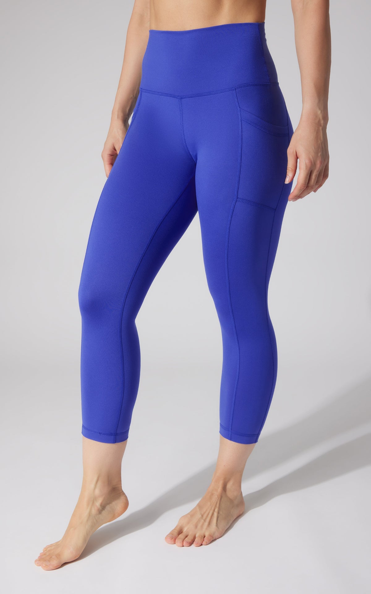 90 Degree by Reflex 2 PK Interlock Side Pocket and Everyday Capris