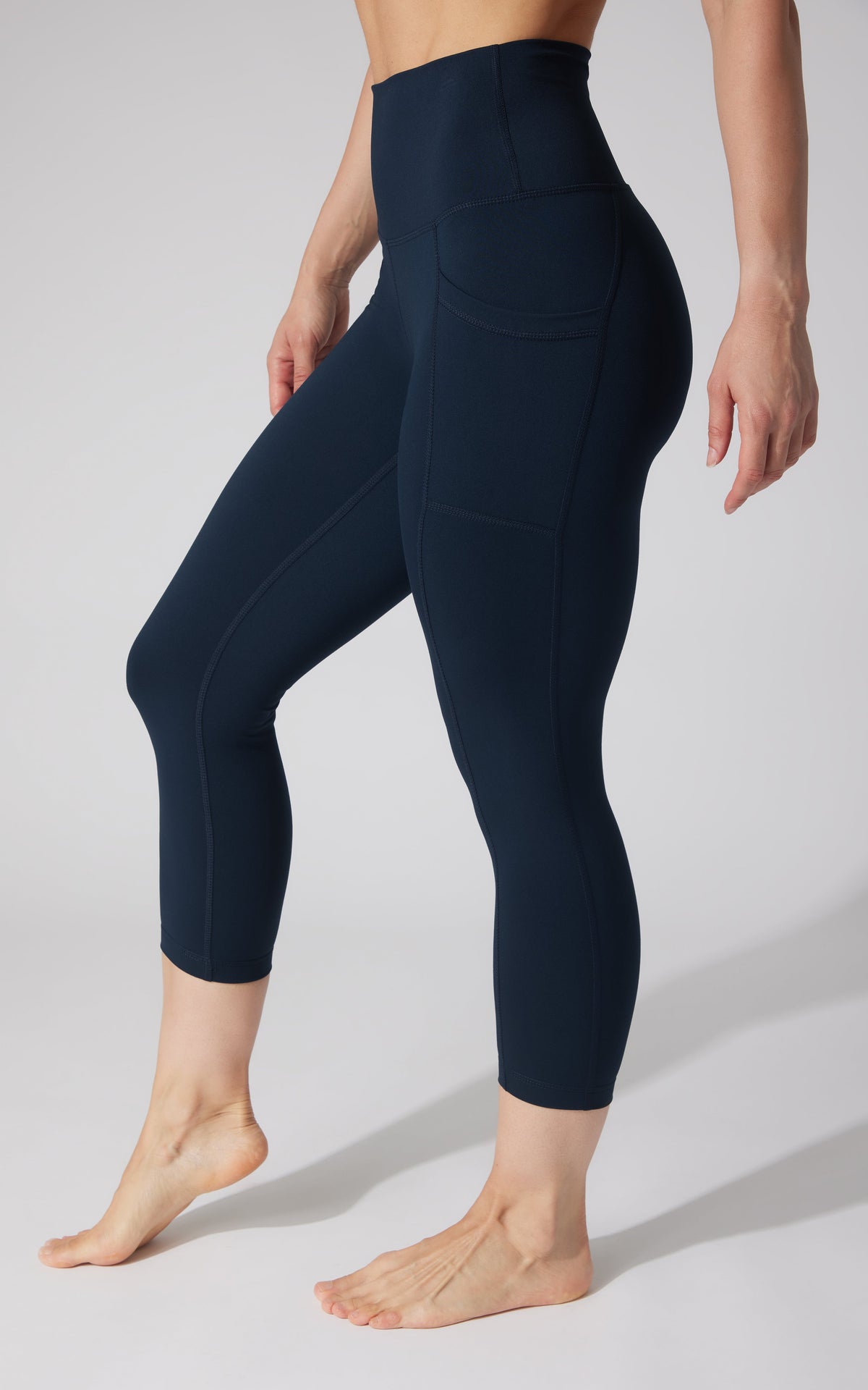 90 Degree by Reflex 2 PK Interlock Side Pocket and Everyday Capris